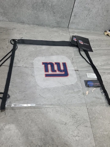 NFL NEW YoRK GIANTS CLEARLY STADIUM BAG LINE DRAW STRING BAG NEW WITH TAGS Cover