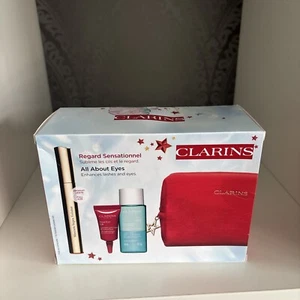 Clarins All About Eyes Set 3 Items With Pouch - Worth £45 - Picture 1 of 6