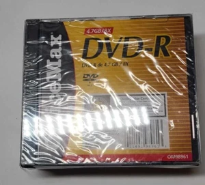 Office Max OM98961 10 Pack DVD-R 8X 4.7GB Recordable Blank Media DVDS NEW - Picture 1 of 2