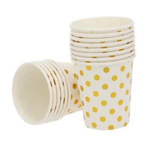 30X Pappbecher + 30X 7 "Teller + 30X 9" Teller Einweg Drinkware & Geschirr P3V4 - Bild 1 von 6