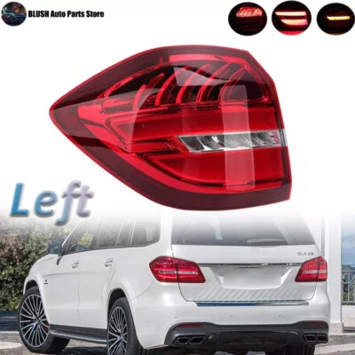 Left LED Tail Light Lamp For Mercedes-Benz GLS CLASS X166 2016 2017 2018 2019 - Image 1 of 4