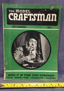 The Model Craftsman December 1937 Steam Engine - Mine Locomotive - Yachting - Picture 1 of 4
