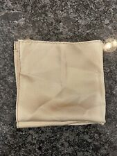 Jos A Bank Traveler Collection Solid Pocket Square Champagne 100% Silk Wedding