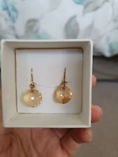 New Magnolia Swarovski Crystal Droplet Earrings