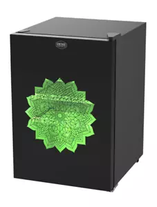 Mini-Kühlschrank, Glastüre, Mandala Design, VIGD65, Testproduktion - Bild 1 von 5