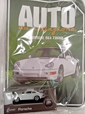 AUTO DA COLLEZIONE PORSCHE 964 TURBO -SCALA 1:60 -12' USCITA - Immagine 1 di 2
