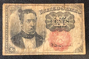 1874 Fractional Currency 10 Ten Cents U.S. Note Bill 5th Issue - Picture 1 of 2