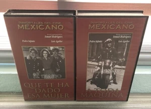2 VHS Pedro Infante Filme - Que Te Ha Dado Esa Mujer & A Toda Máquina *getestet* - Bild 1 von 8