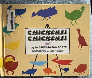 CHICKENS! CHICKENS! By Barbara Ann Porte & Greg Henry - Hardcover Ex-Library EUC - Picture 1 of 9