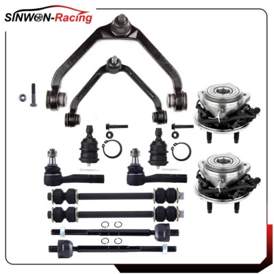 12Pc For 2002-2008 2009 Ford Ranger Front Tie Rod Sway Bar End Wheel Bearing Hub - Image 1 of 4