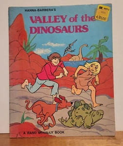 Vintage 1975 Hanna Barbera's Valley of the Dinosaurs Book Paperback KMart - Picture 1 of 2