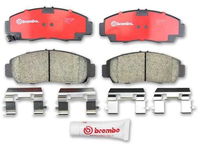 Conjunto de pastilhas de freio dianteiro para 1999-2008 Acura TL J32A3 2000 2001 2002 2003 PS661HW - Imagem 1 de 1