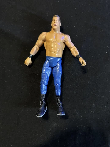 2001 WWE Jakks Pacific R3 Tech Series 1 Chris Benoit Blue Trunks Action Figure Cover