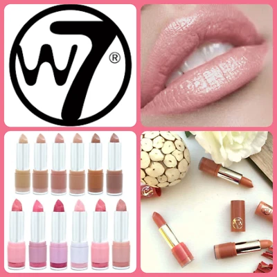 W7 Cosmetics Pinks Nudes Reds Corals Fashion Color Lipstick Choose Your Shade - Image 1 of 4