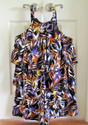 ПОДХОДИТ 4 U ШОРТЫ 1 ИЗДЕЛИЕ КУПАЛЬНЫЙ КОСТЮМ ПЛЮС РАЗМЕР 18W СЛОИСТЫЙ SHORTALL FIT 4 ВЫ - Изображение 1 из 4