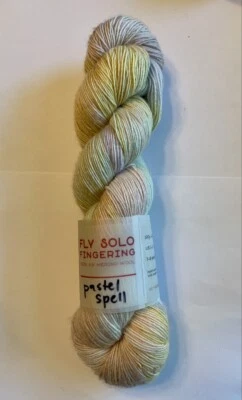 Kindred Red yarn, Fingering, Hand dyed, Color- Pastel Spell - Image 1 of 4