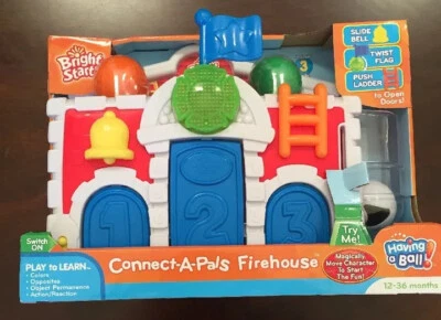 Juguete de bomberos Bright Starts Connect-A-Pals descontinuado nuevo Foto 1 de 4