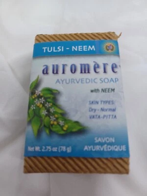 Auromere Bar Soaps Ayurvedic Bar Soap Tulsi-Neem - Image 1 of 4
