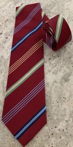NWT Basile Striped Silk Tie. Orig. Package - Picture 1 of 6