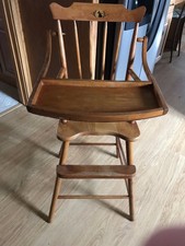 Vintage Wooden High Chair