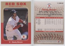 2010 Choice Pawtucket Red Sox Dusty Brown #07