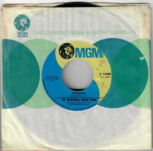 INCREDIBLE BONGO BAND Bongo Rock Bongolia 1973 Funk Breaks Dancer US SP 45T  - Picture 1 of 4