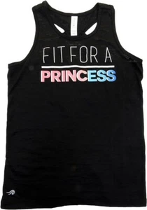 Ideology Girl Power  Graphic-Print Fit for A Princess Tank Noir sz 4 - Picture 1 of 3