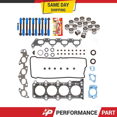 Head Gasket Set Bolts Lifters Fit 96-03 Suzuki Tracker Chevrolet J18A J20A - Image 1 of 4