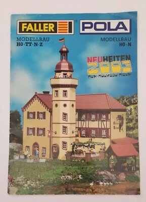 Catálogo Faller POLA 2003 modelismo alemán HO modelismo trenes camiones de ferrocarril Foto 1 de 4