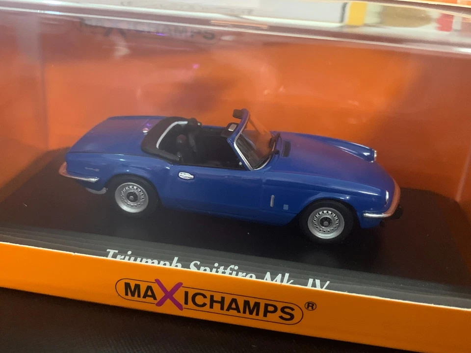 Minichamps maxichamps 940132531 TRIUMPH SPITFIRE MKIV – 1972 – BLUE 1/43
