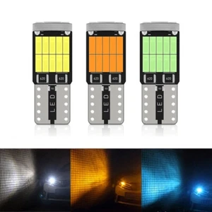T10 W5W LED License Plate Light Car Interior Light 4014 Chip Instrument Light - Foto 1 di 15