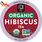Organic Hibiscus Herbal Tea K-Cup Pods - Naturally Caffeine-Free, Keurig Co