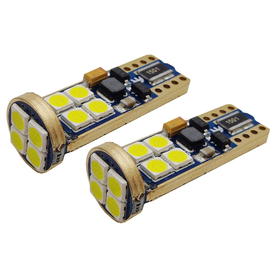 2x White 10 Samsung SMD LED Side Light W5W T10 501 Fits Bedford Midi AMNP1055W - Photo 1/1