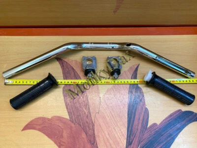 Honda SS50 Handle Bar & Clamp + Grips. SS90 CL50 CL70 CD50 CD65 CD90 S50 S65 - Imagem 1 de 4