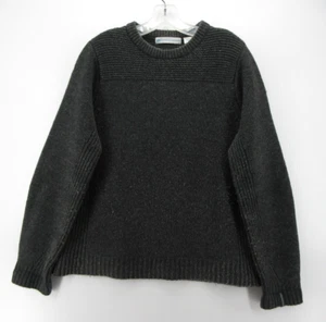 Eastern Mountain Sports Sweater Men Medium Gray EMS Lambs Wool Crewneck Y2K 2000 - Picture 1 of 11