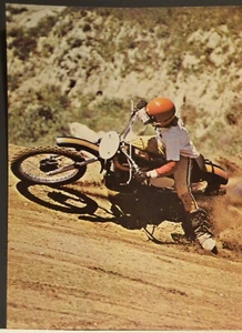 1975 Ossa Motorcycle Print pinup - Picture 1 of 1