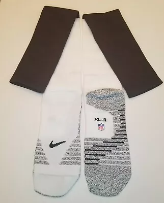 NUEVO Nike Grip Cleveland Browns Equipo de Fútbol Americano NFL Emitido XL Marrón Oscuro y Blanco Foto 1 de 3