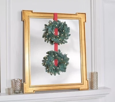 Bethlehem Lights (2) 12" Overlit Wreaths or Candle Rings Color Flip LEDs - Image 1 of 4