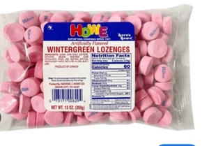 Pastillas de caramelo Howe Old-Fashioned Nostálgicas Wintergreen, bolsa de 13 oz - Imagen 1 de 1