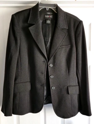 Style & Co Women's Stretch Suit Black Jacket - Size 16 - NWT - Image 1 of 4