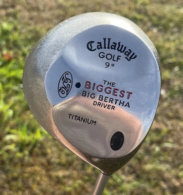 Callaway Biggest Big Bertha 9° Driver RH Ultra Light Firm Flex Titanium Golf - Image 1 of 4