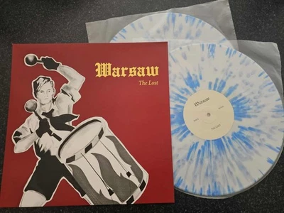 JOY DIVISION WARSAW ULTRA RARE VINYL 2LP WHITE/BLUE SPLATTER VINYL - Image 1 of 2