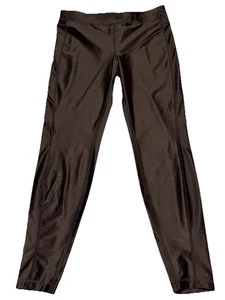 Lululemon Satin Shine tiro alto apretado 28" espresso para mujer talla 14 yoga gimnasio - Imagen 1 de 11