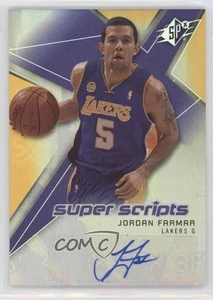 2008-09 SPx Super Scripts Jordan Farmar #SS-JF Auto - Picture 1 of 3