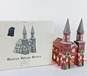 Departmentt 56 Dickens Village Series Abbey 6549-8 w/ Box & Light 1987 Retired - Picture 1 of 11