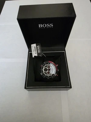 HUGO BOSS HOMBRE 1512661 CRONÓGRAFO ALARMA JAPÓN CUARZO 46mm *SÚPER LIQUIDACIÓN VENTA* Foto 1 de 4