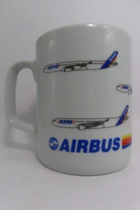 Airbus Logo Kaffee Tee Becher Tasse A300 A310 A319 A320 A321 A330 A340 Flugzeug - Bild 1 von 17