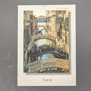 Postcard Scenic View VENEZIA Rio De La Canonica Collectible - Picture 1 of 2