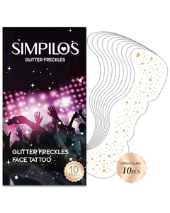 Glitter Freckles, Body Face Glitter for Kids Women Girls, Waterproof Glow up Sin - Picture 1 of 12