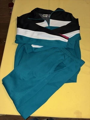 MacGregor Traje de Correr Chaqueta y Pantalones Talla Grande Verde/Negro/Blanco Foto 1 de 4